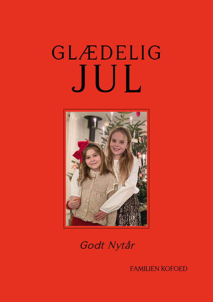 Jul - Familien Kofoed Julekort